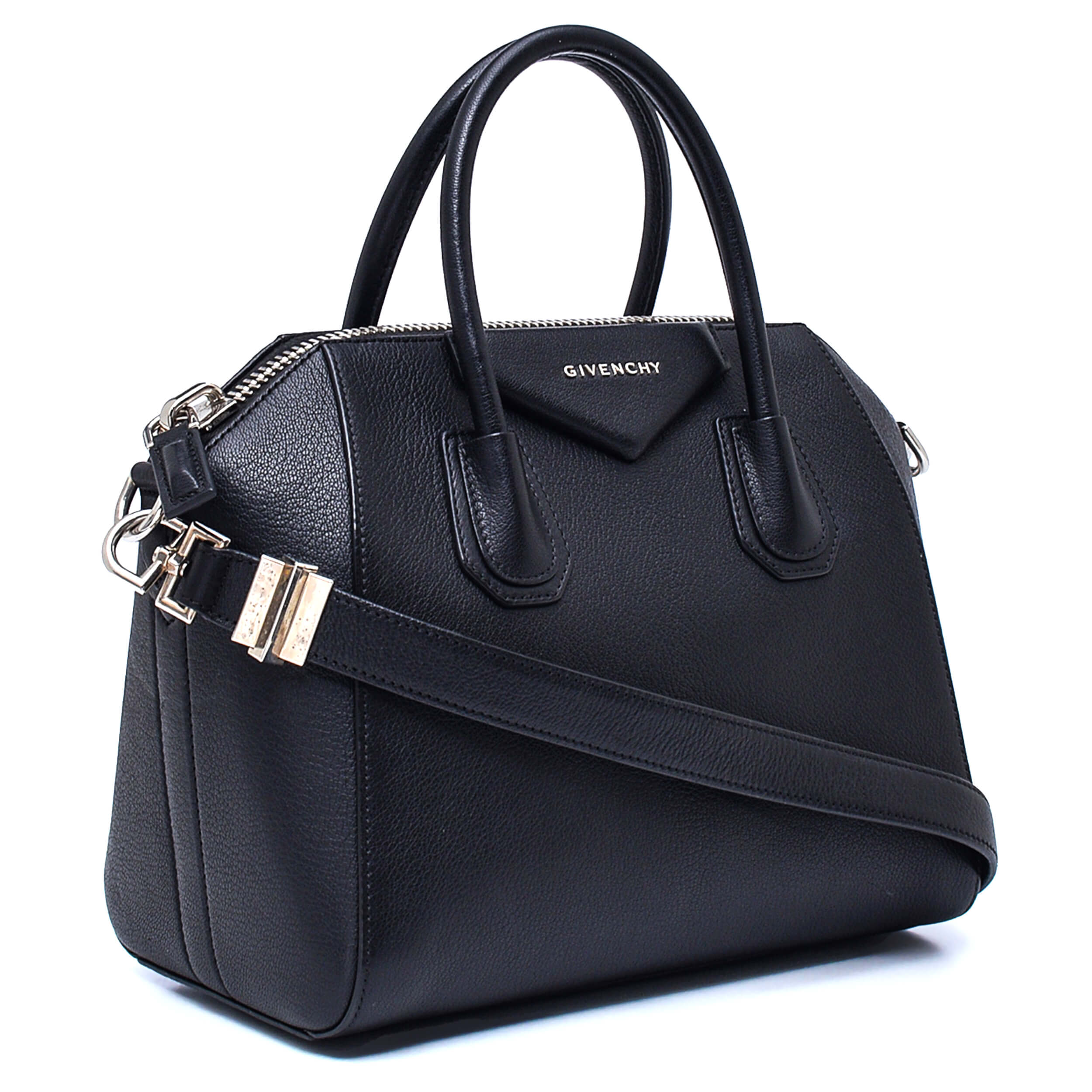 Givenchy - Black Leather Small Antigona Bag